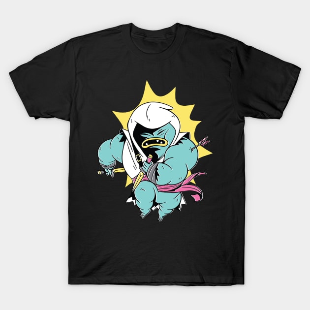 Funny Tardigrade Warrior T-Shirt by Visual Vibes